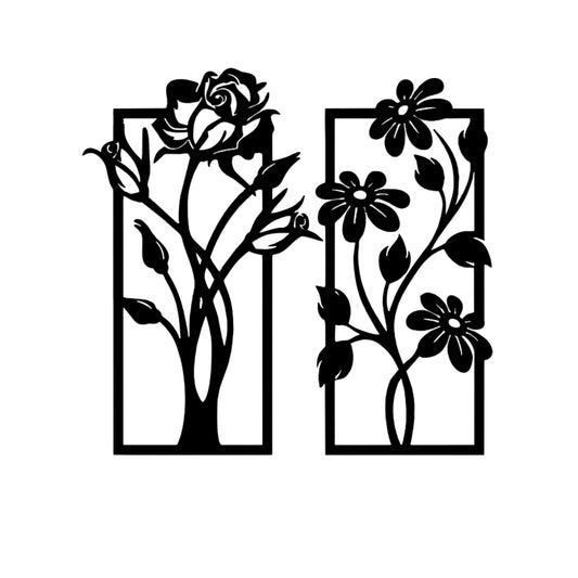 Floral Wooden Wall Art