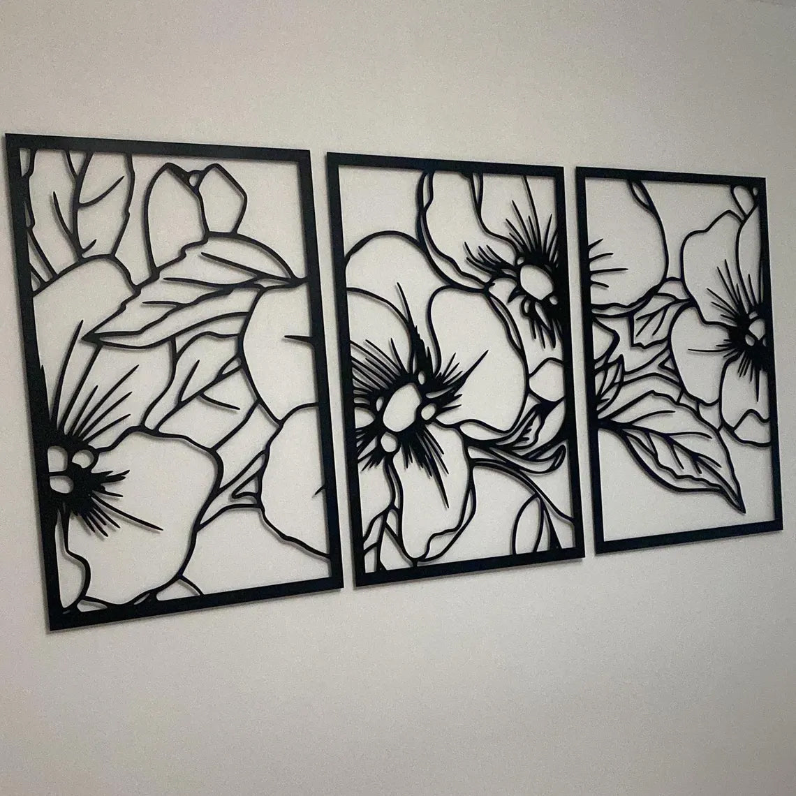 Floral Wooden Wall Art