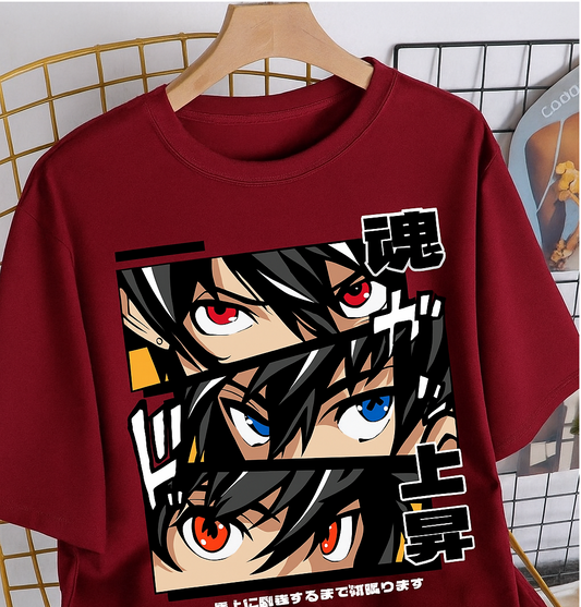 Anime Eyes Printed T-Shirt for Men & Women