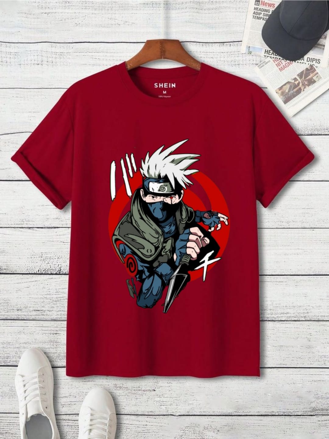 Kakashi Hatake Anime Tee  for Men & Boys