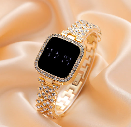Diamond Luxury LED Watch for Women & Girls