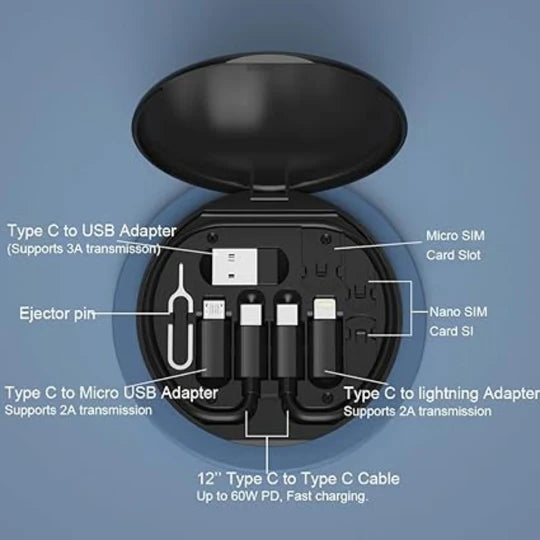 Fast Charge Mobile Charging Cable Set