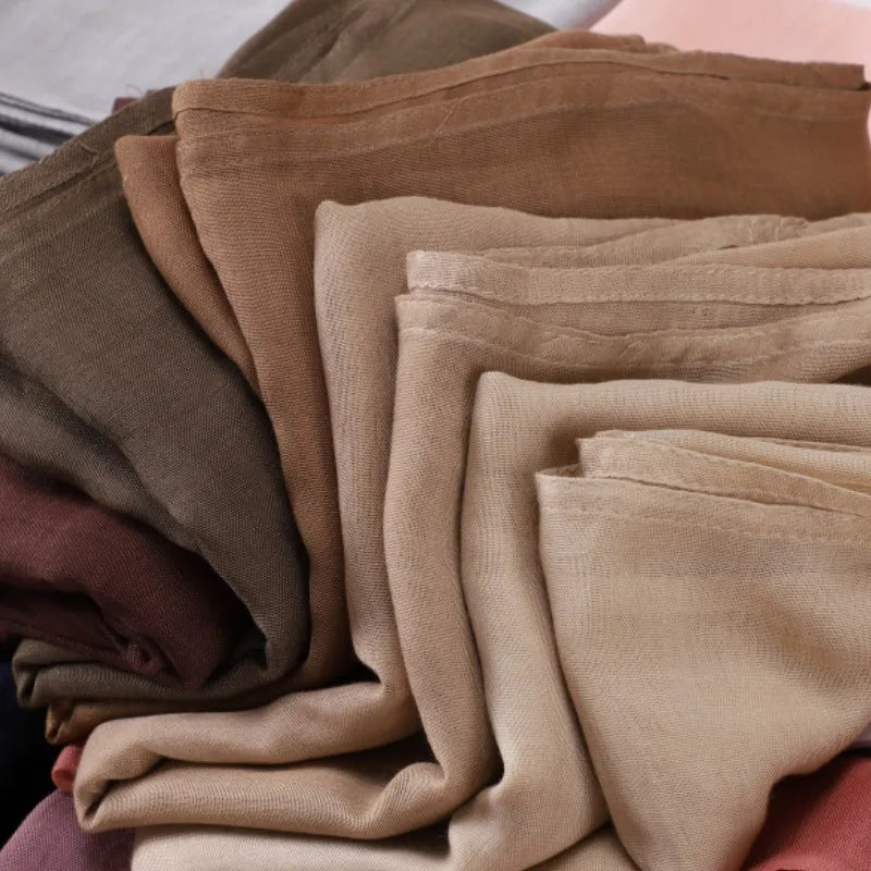 Women’s Plain Cotton Rayon Hijab Scarf