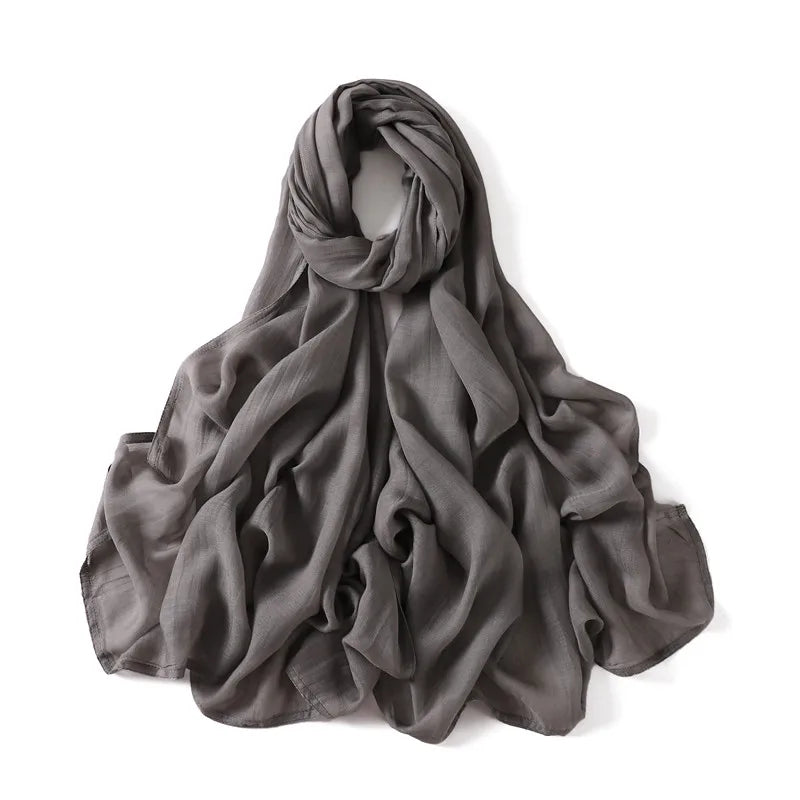 Women’s Plain Cotton Rayon Hijab Scarf