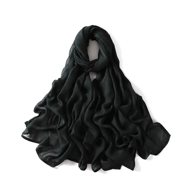 Women’s Plain Cotton Rayon Hijab Scarf