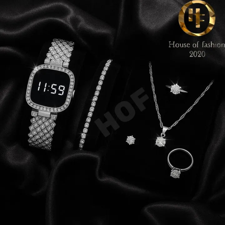 Diamond Luxury LED Watch for Women & Girls