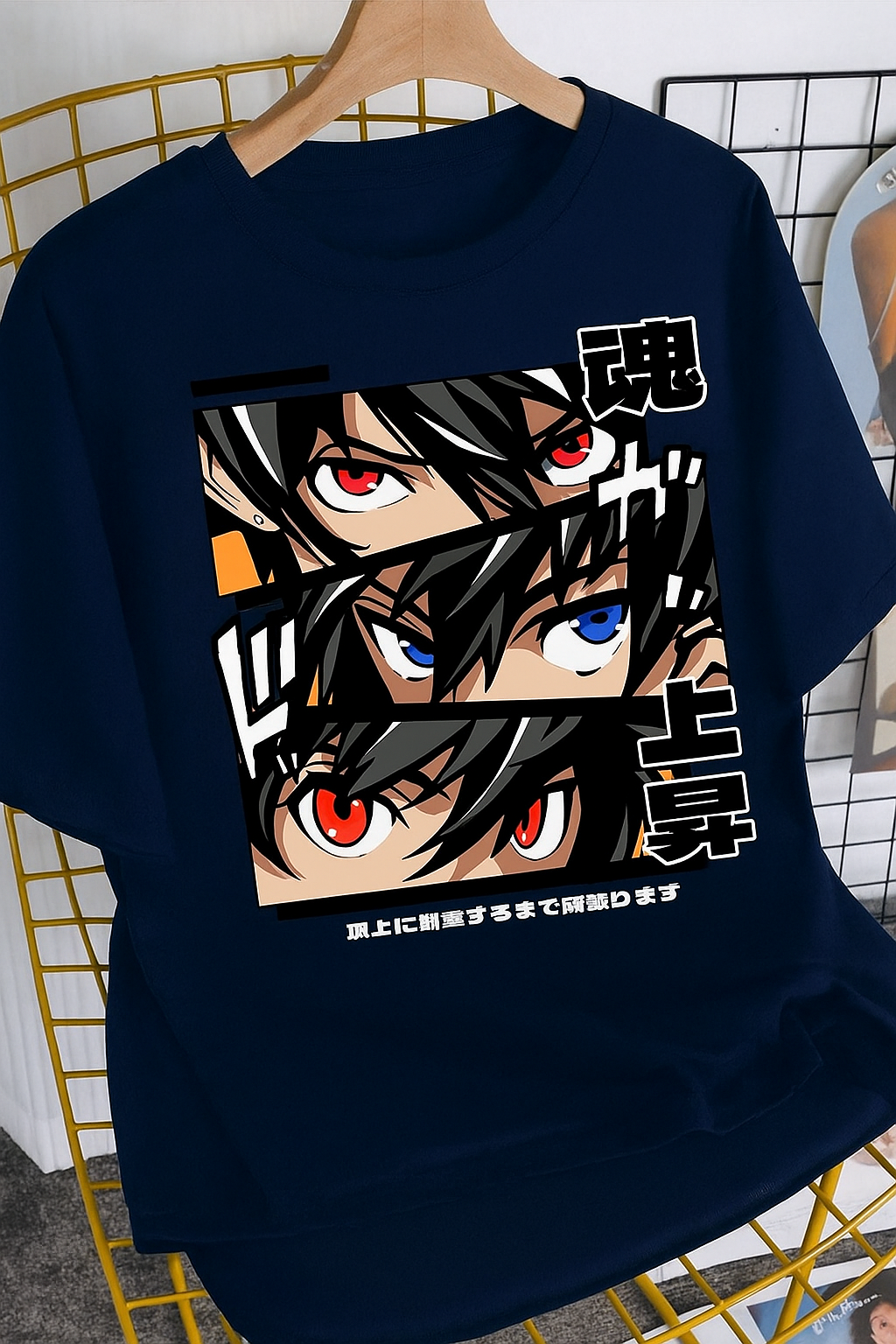Anime Eyes Printed T-Shirt for Men & Women