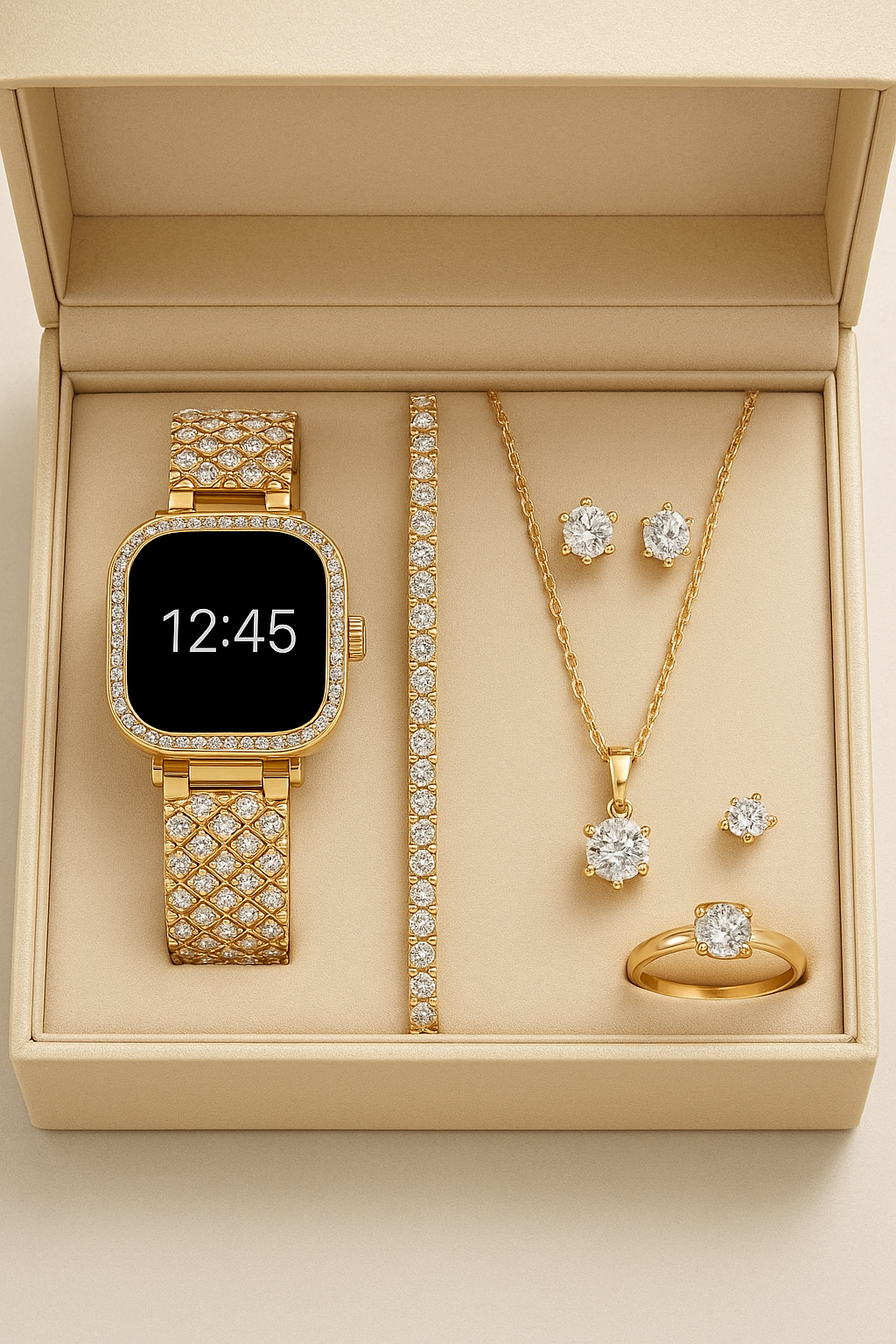 Diamond Luxury LED Watch for Women & Girls