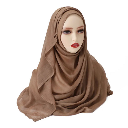 Women’s Plain Cotton Rayon Hijab Scarf